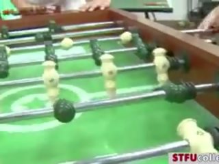 Foosball Game Turns Coeds excellent And Wild