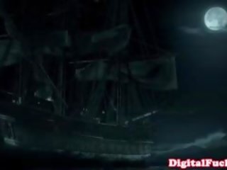Abadia brooks estrelas em pirata ship orgia