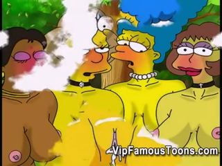 Simpsons оргія хентай пародія