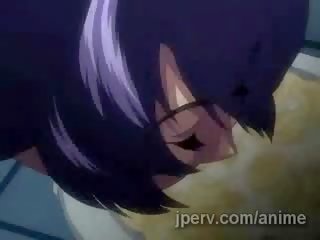 2 poriadny anime juggies dostať zneuctený savagely a pokrytý v spermie