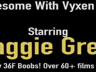 Huge Titty Bisexual Maggie Green Sucks on a Hard member With extraordinary Vyxen Steel!