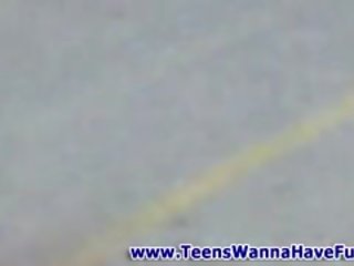 Enchanting Teen Car Wash Babes video Off
