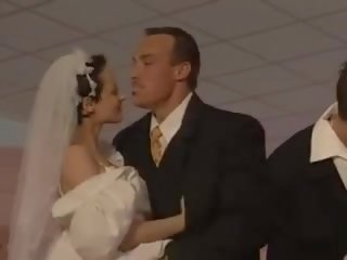 Bruid kwartet vies video- anaal dp
