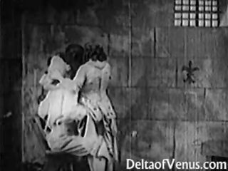 Antigo francesa porcas vídeo 1920s - bastille dia